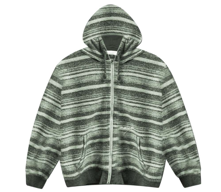 Yardsale XXX Inside Out Fleece Hood (Green) Green