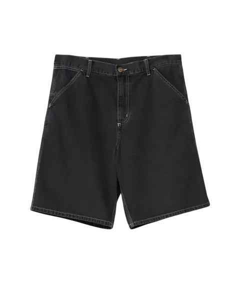 Carhartt Simple Knee Short Black Stone wash