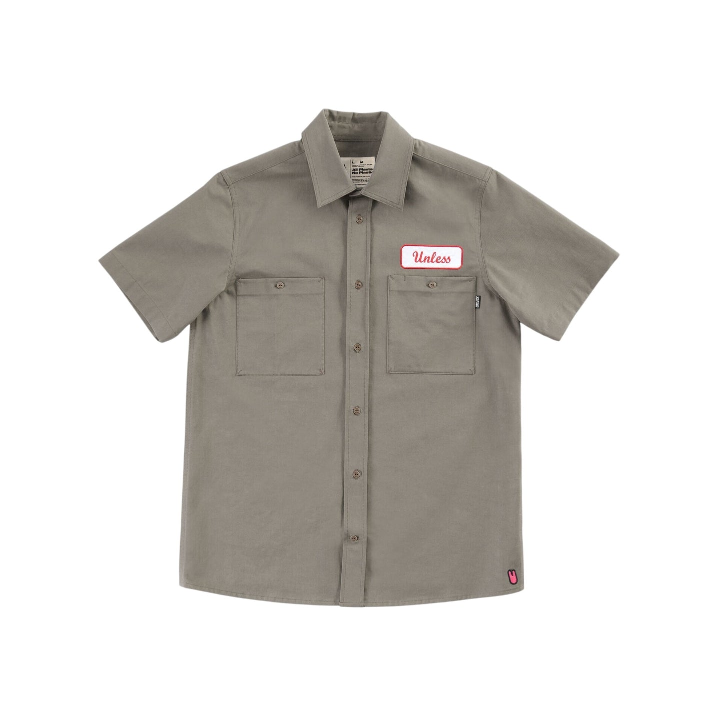"UNLESS" Embroidered Work Shirt