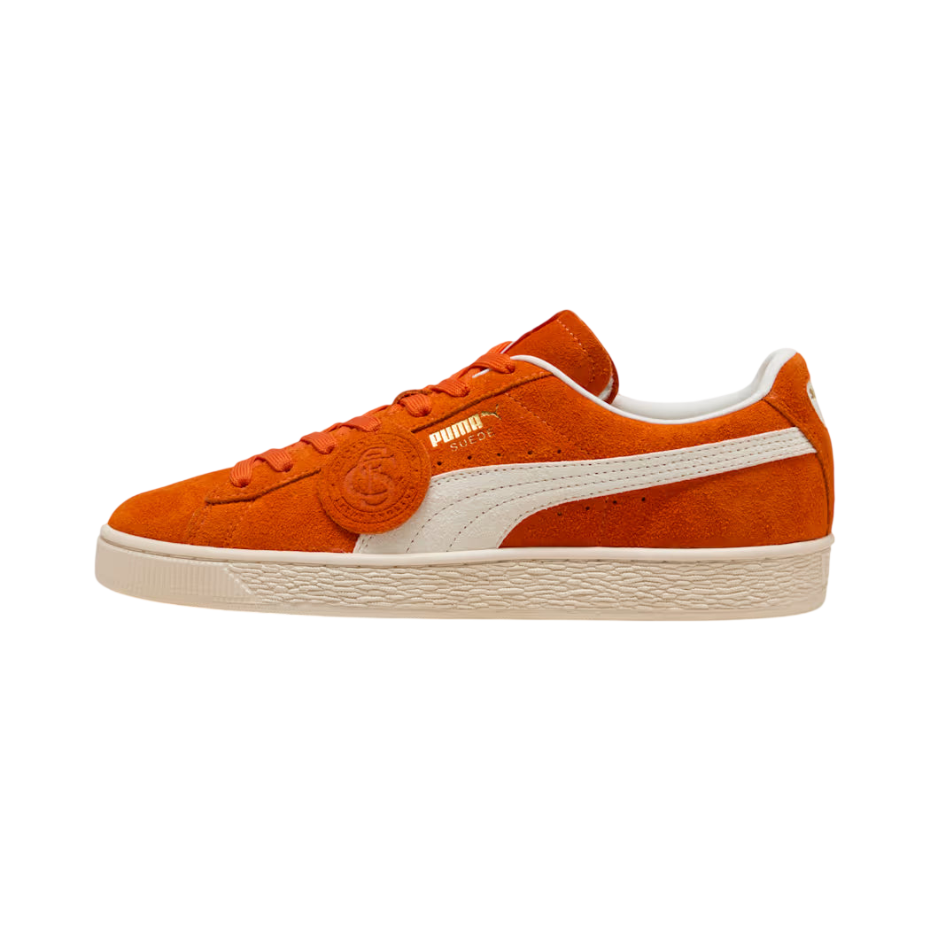 Puma Suede Charles F. Stead IV - Orange Glo-PUMA White