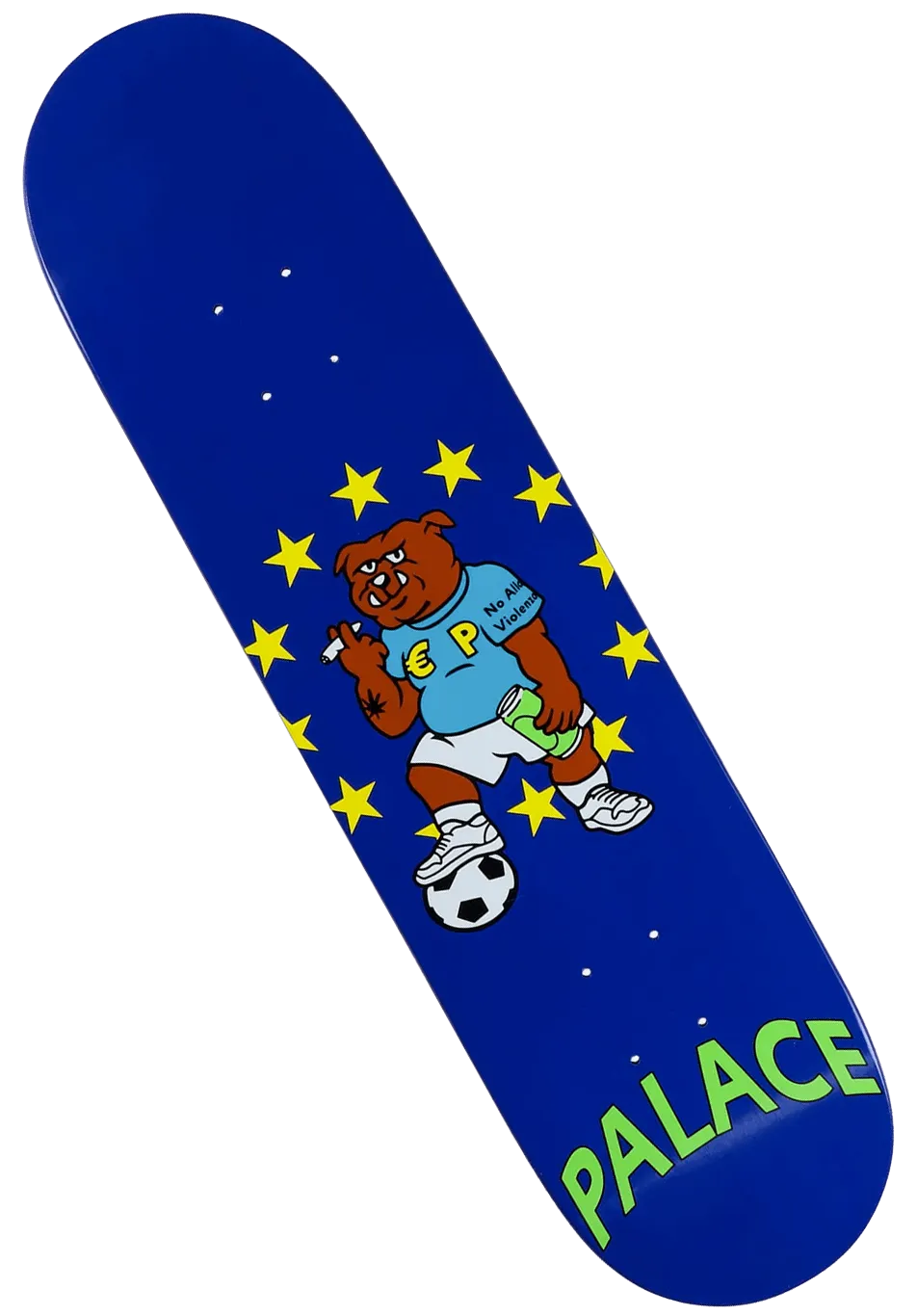 Palace Skateboards S26 Bulldog Deck Blue