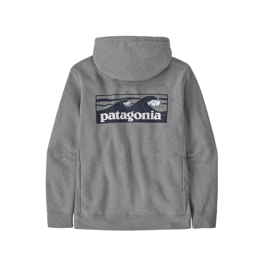 Patagonia Boardshorts Logo Uprisal Hoodie Gravel Heather - ARROW & BEAST