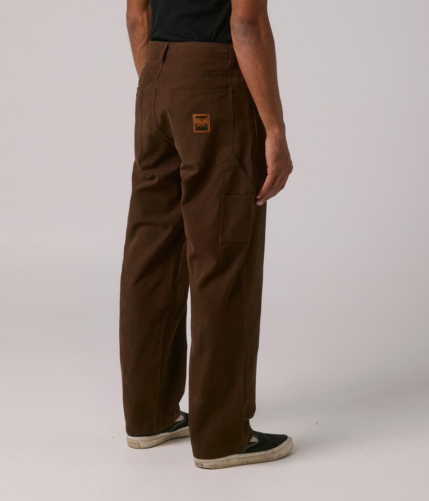 FORMER MERCHANDISE VT CANVAS DISTEND CARPENTER PANT BROWN