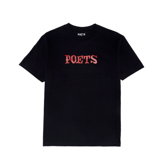 Poets D&G T-Shirt Black