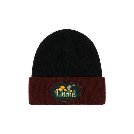 Dime MTL Allergie Fold Beanie Black - ARROW & BEAST
