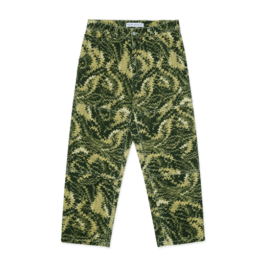 Polar Skate Co. 93! Work Pants Camo Green