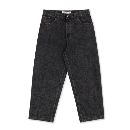 Polar Skate Co. Exist Big Boy Pants Washed Black - ARROW & BEAST