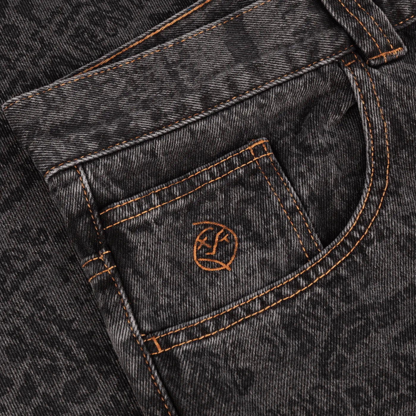 Polar Skate Co. Exist Big Boy Pants Washed Black - ARROW & BEAST