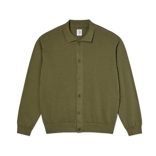 Polar Skate Co. Miles Cardigan Green