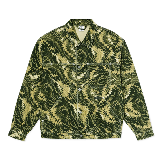 Polar Skate Co. Patrik Jacket Camo Green