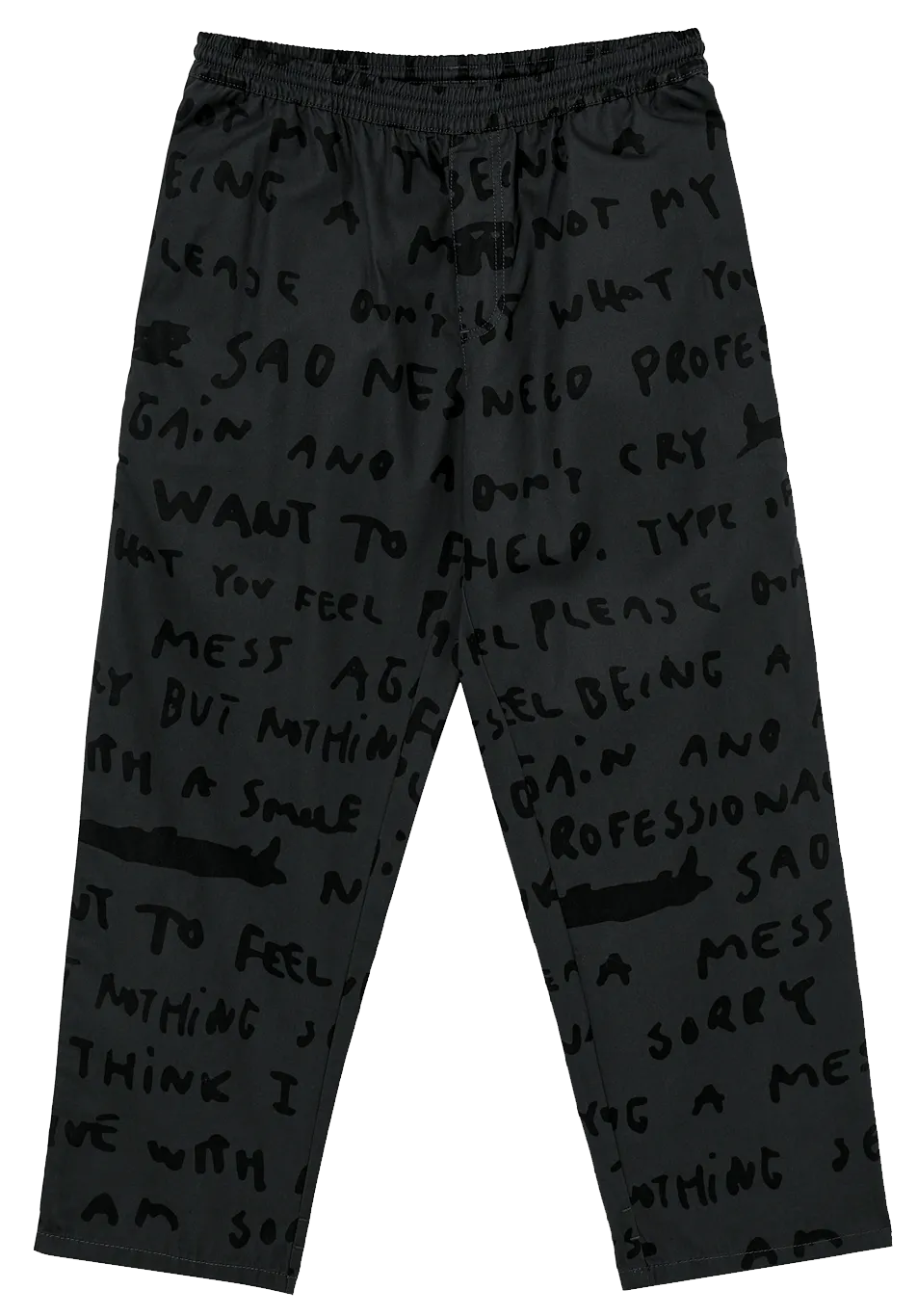 Polar Skate Co. Sad Notes Surf Pants Graphite