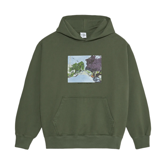 Polar Skate Co. We Blew It At Some Point Hoodie Green