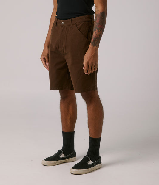 FORMER MERCHANDISE VT DISTEND 20.5' CANVAS CARPENTER SHORT BROWN