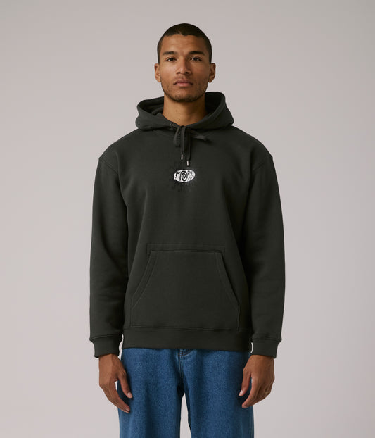 FORMER MERCHANDISE HALO HOOD WORN BLACK