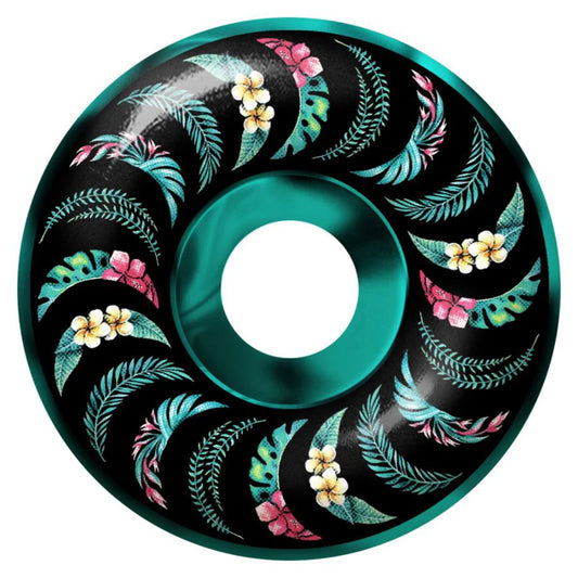 Spitfire F4 Floral 99A Teal/Black Swirl
