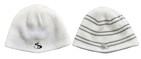 Yardsale XXX Reversible Thermal Beanie White - ARROW & BEAST