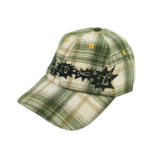 Slinky2020 Plaid Spikes Hat