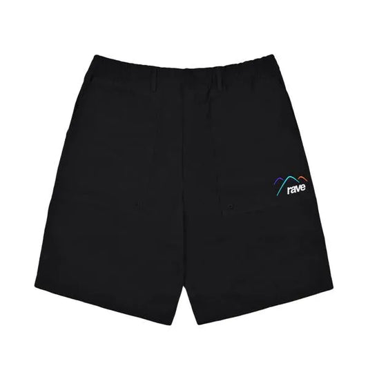 Rave Skateboards - Summit Ripstop Short Black - ARROW & BEAST
