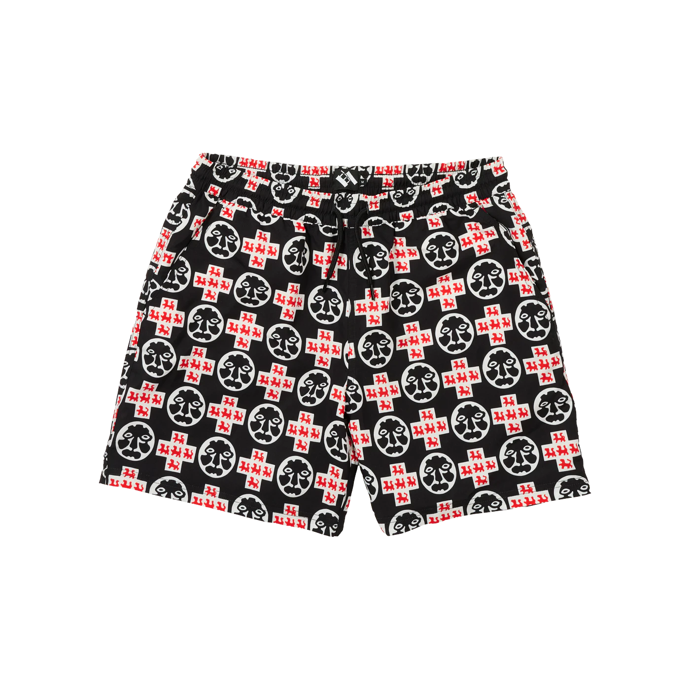 TTT Cross Head Swim Shorts Black