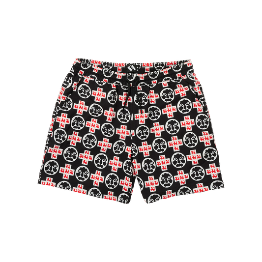 TTT Cross Head Swim Shorts Black