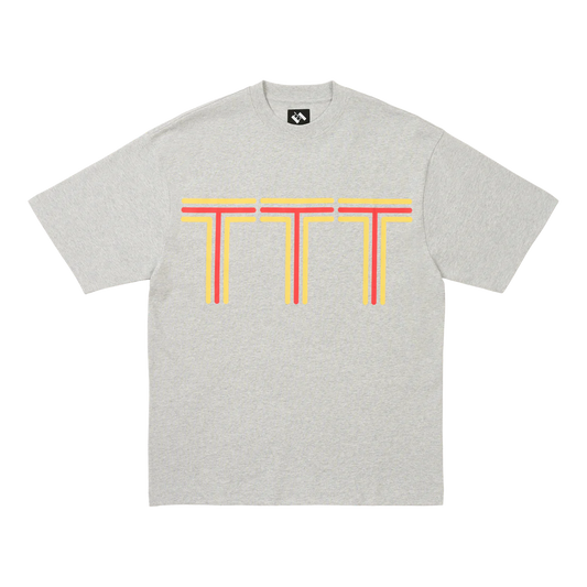 TTT Logo Stripe Shirt Grey