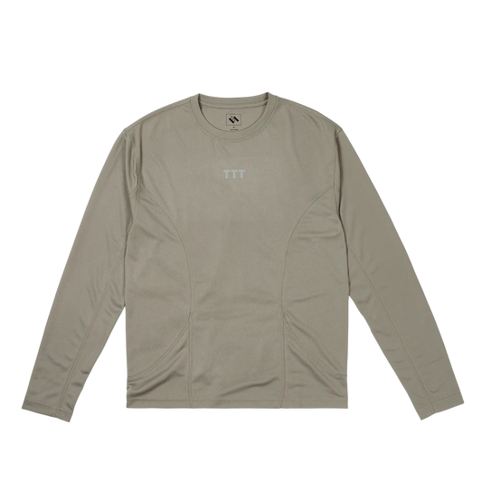 The Trilogy Tapes TTT Running Longsleeve Top Grey