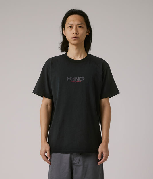 FORMER MERCHANDISE LEGACY REACTION T-SHIRT WORN BLACK