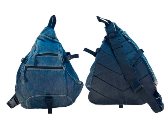 Yardsale XXX Denim Sling Backpack (Blue) Blue