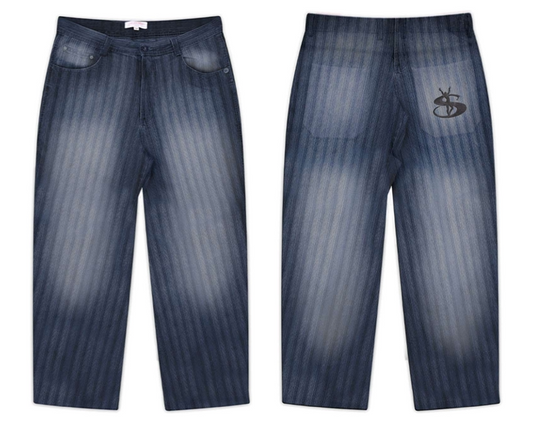 Yardsale XXX Phantasy Lazer Slub Jeans Blue - ARROW & BEAST