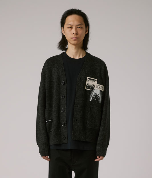 FORMER MERCHANDISE AG CARDIGAN BLACK