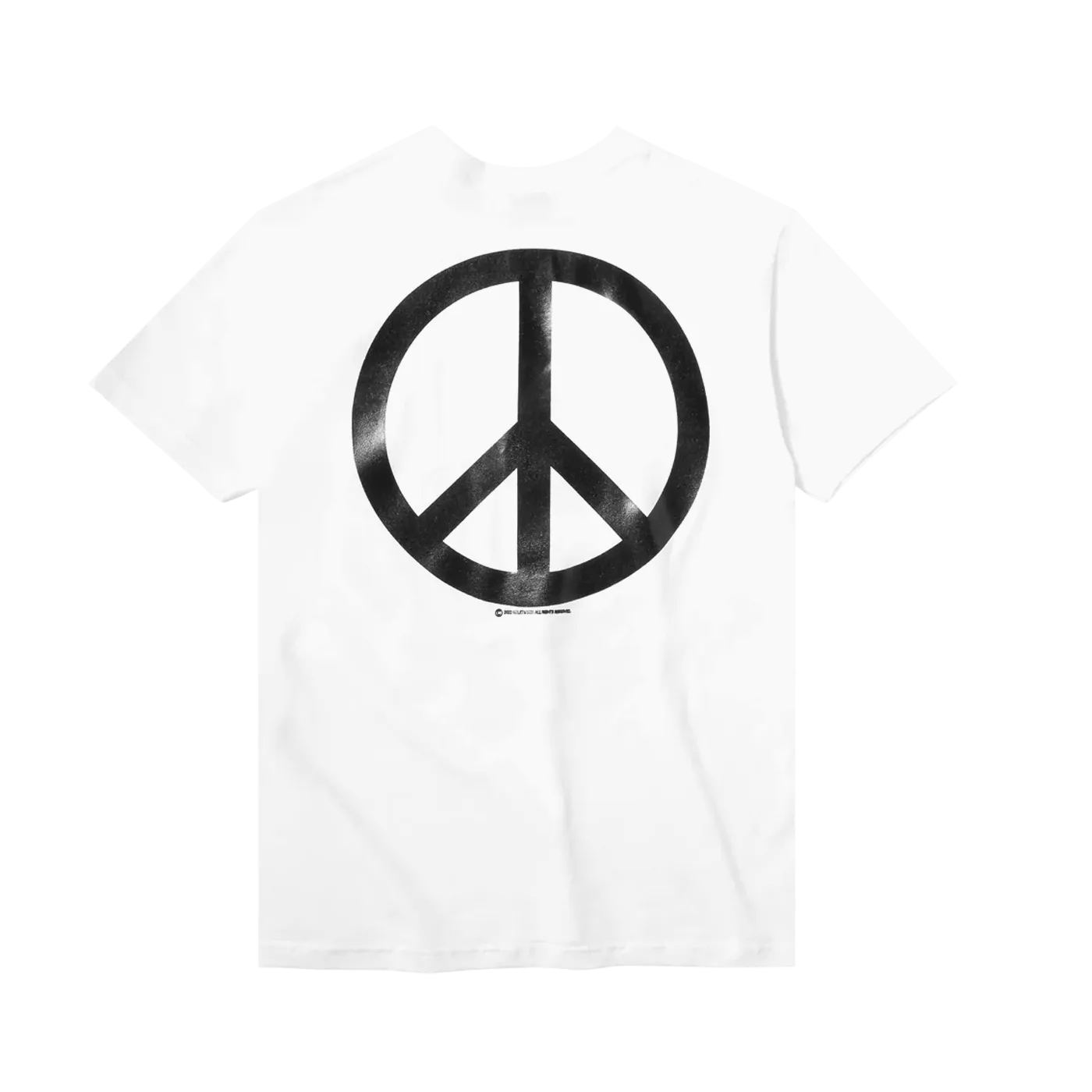 Violet Peace Tee White