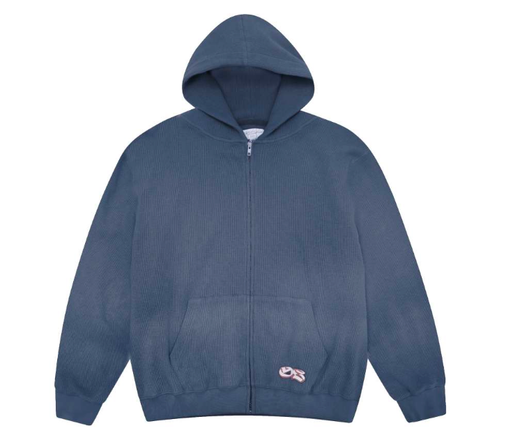 Yardsale XXX Sprayed Waffle Hood (Navy) Navy