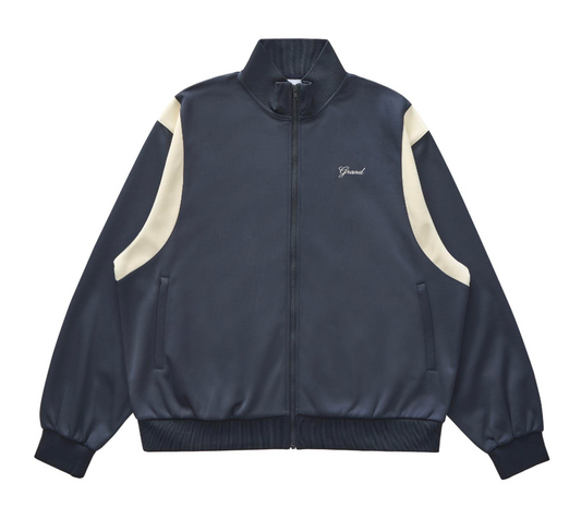 Grand Collection TRICOT TRACK JACKET Navy/White
