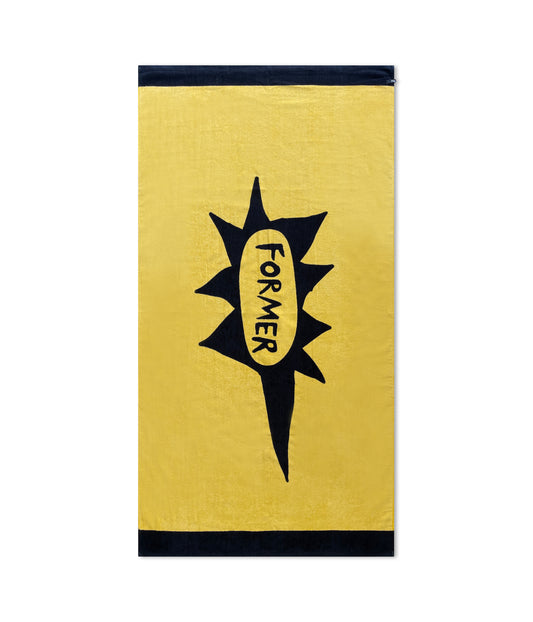 FORMER MERCHANDISE GLEAM BEACH TOWEL SAFFRON
