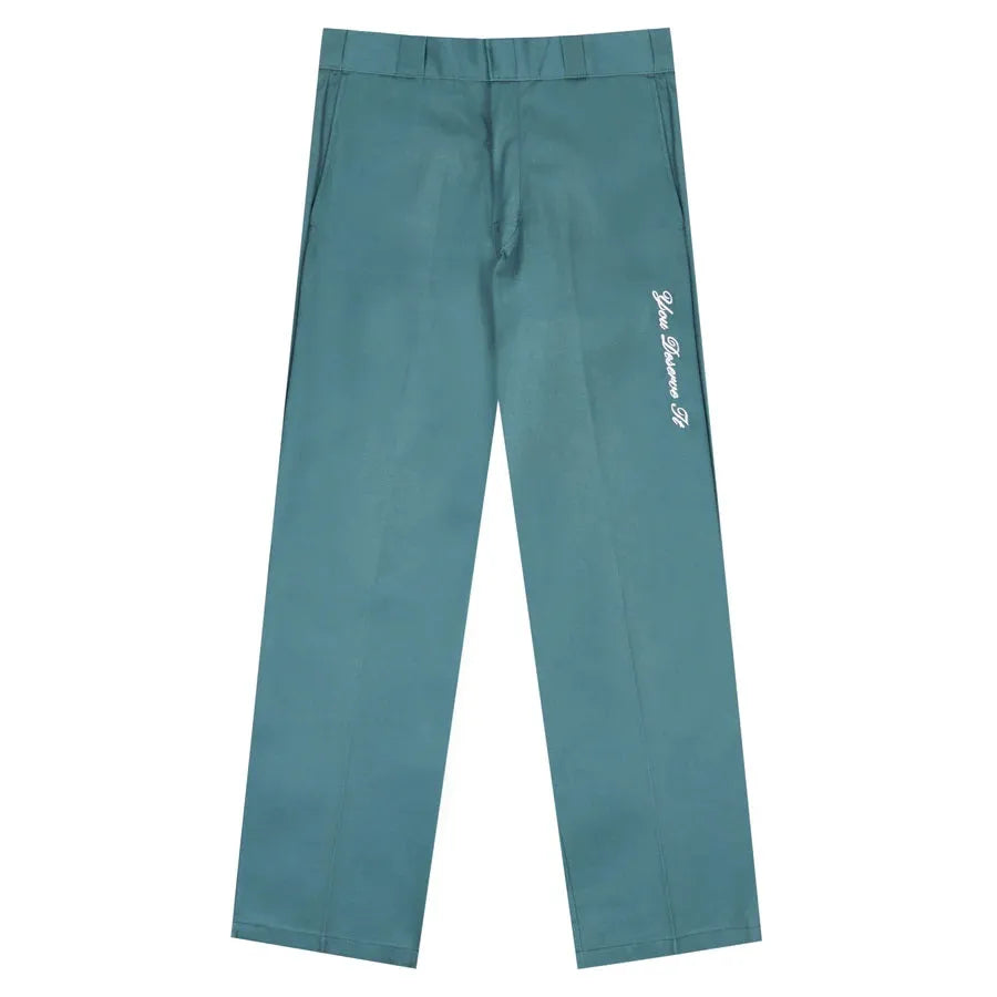 Alltimers - You Deserve It Embroidered Dickies - Lincoln Green - ARROW & BEAST