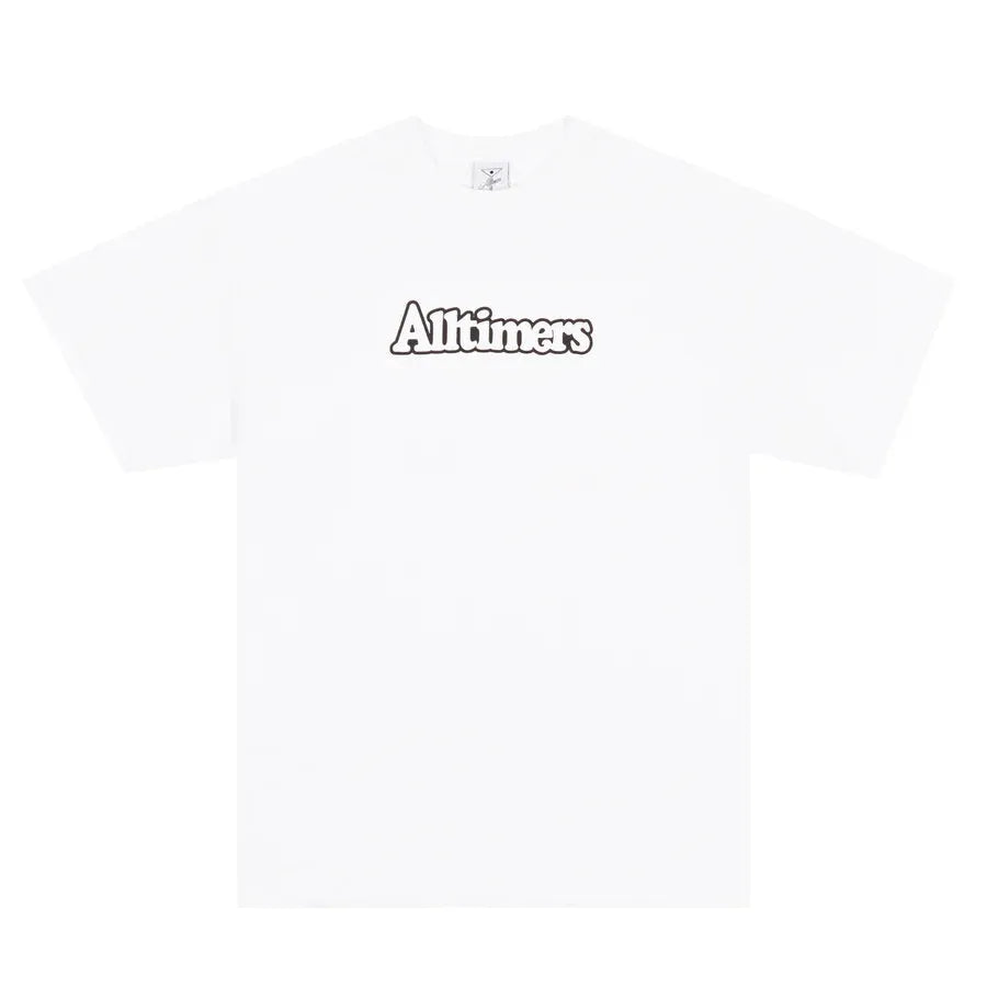 Alltimers Estate Embroidered T-Shirt White - ARROW & BEAST