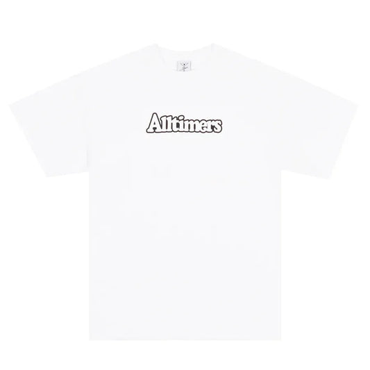 Alltimers Estate Embroidered T-Shirt White - ARROW & BEAST