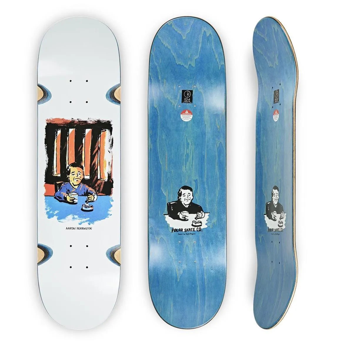 Polar Skate Co. - Aaron Herrington - Chain Smoker White - ARROW & BEAST