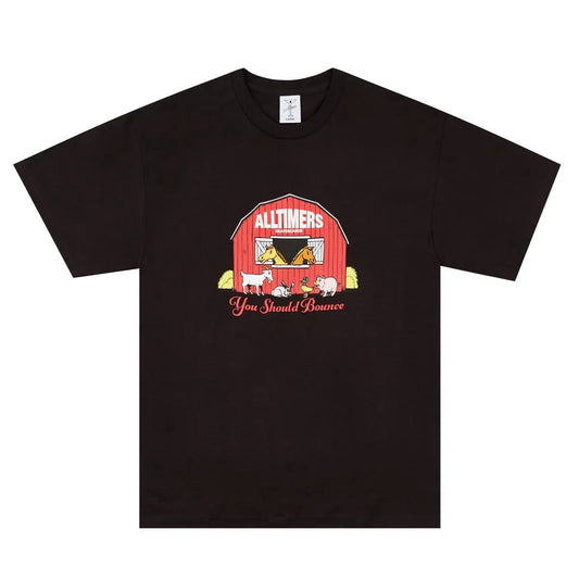 Alltimers Barn It Tee Black - ARROW & BEAST