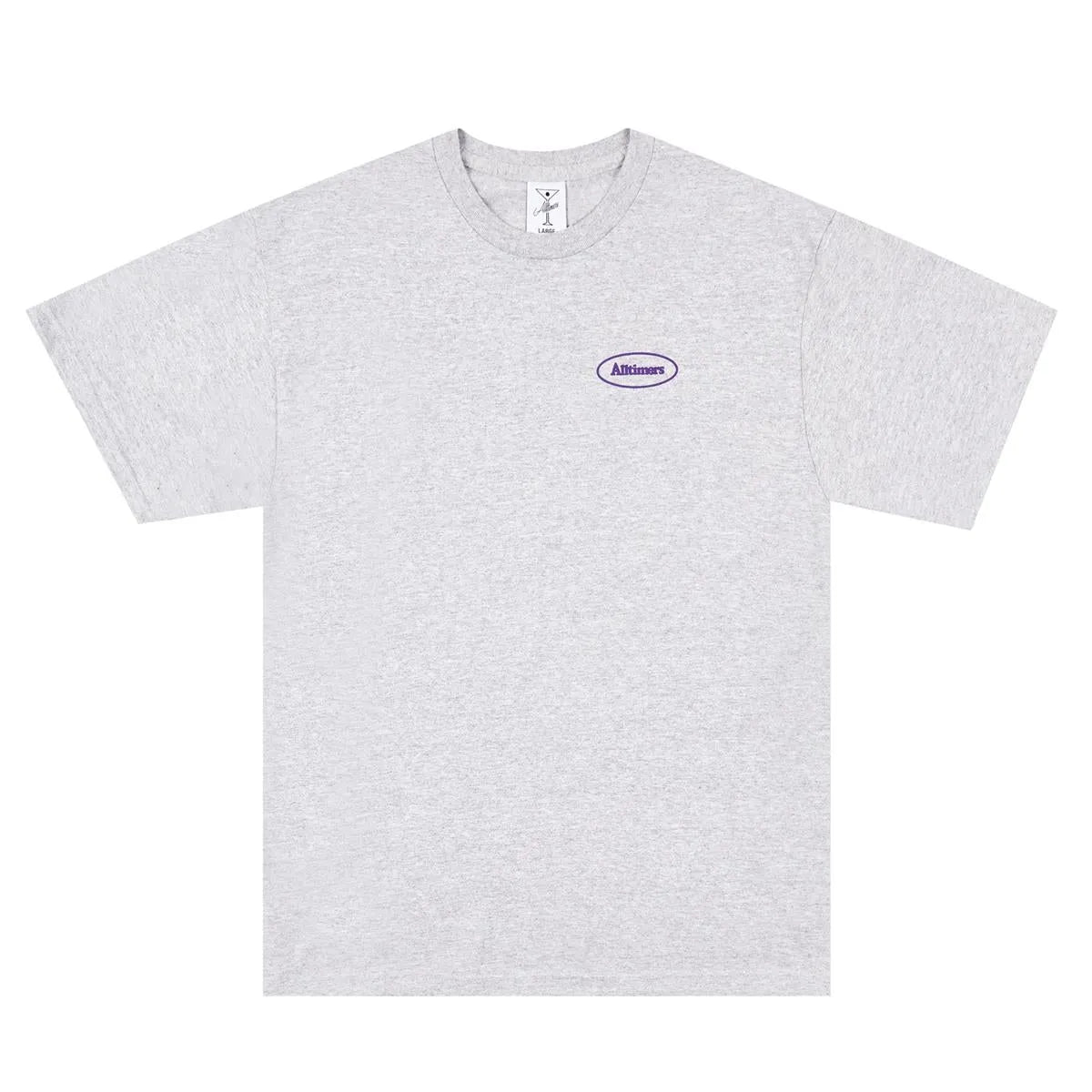 Alltimers Broadway Oval Tee Grey - ARROW & BEAST