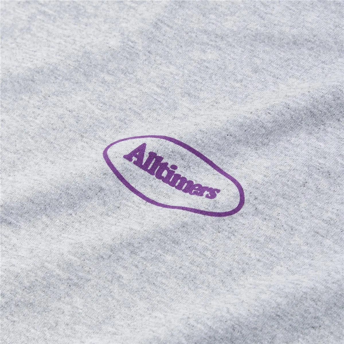 Alltimers Broadway Oval Tee Grey - ARROW & BEAST