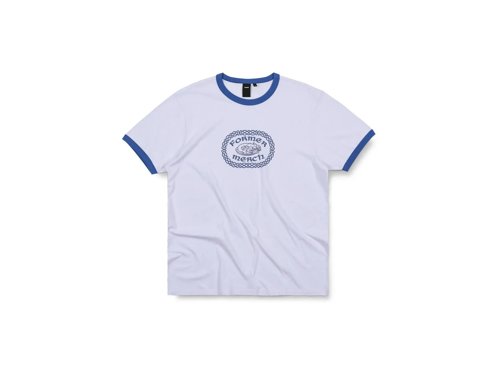 Former Merchandise - CELTIC RINGER T-SHIRT - White Cobalt - ARROW & BEAST