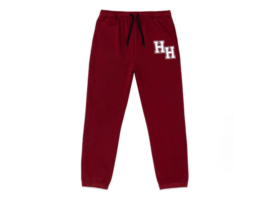 Hardies Hardware - Emboidered Sweatpants - Burgundy - ARROW & BEAST