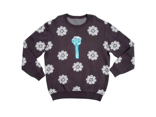 Hardies Hardware - Ice Logo Crewneck - Grey/White - ARROW & BEAST