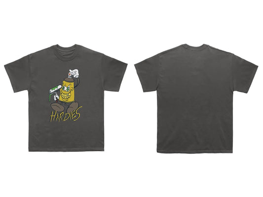 Hardies Hardware - Paid 2 Spray Tee Grey - ARROW & BEAST