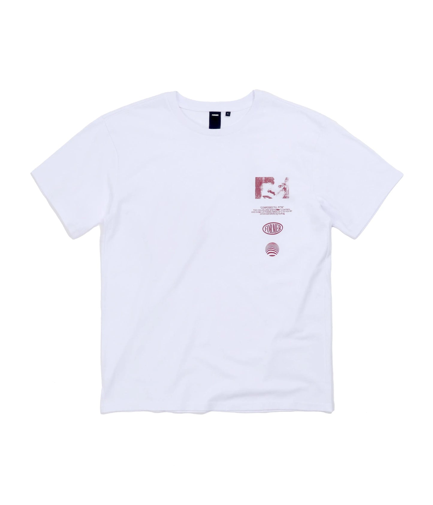 Former - RUPTURED T-SHIRT WHITE - WHITE - ARROW & BEAST