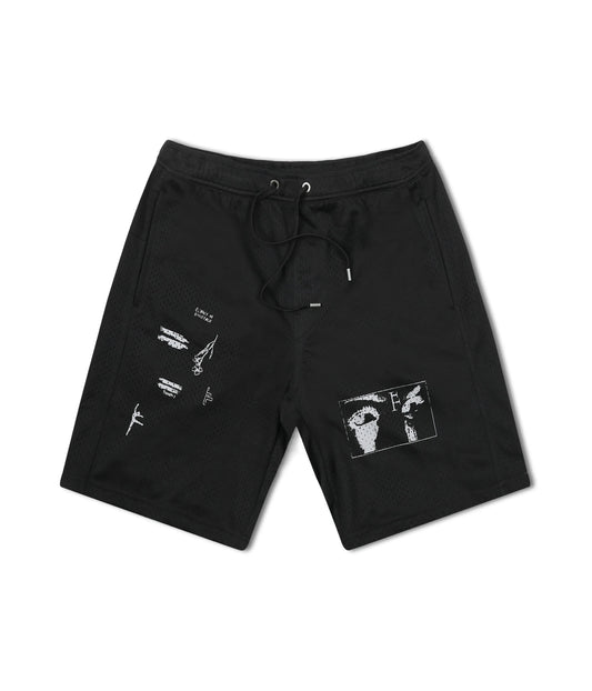 Former Merchandise - SHIFTING BALL WALKSHORT - BLACK - ARROW & BEAST