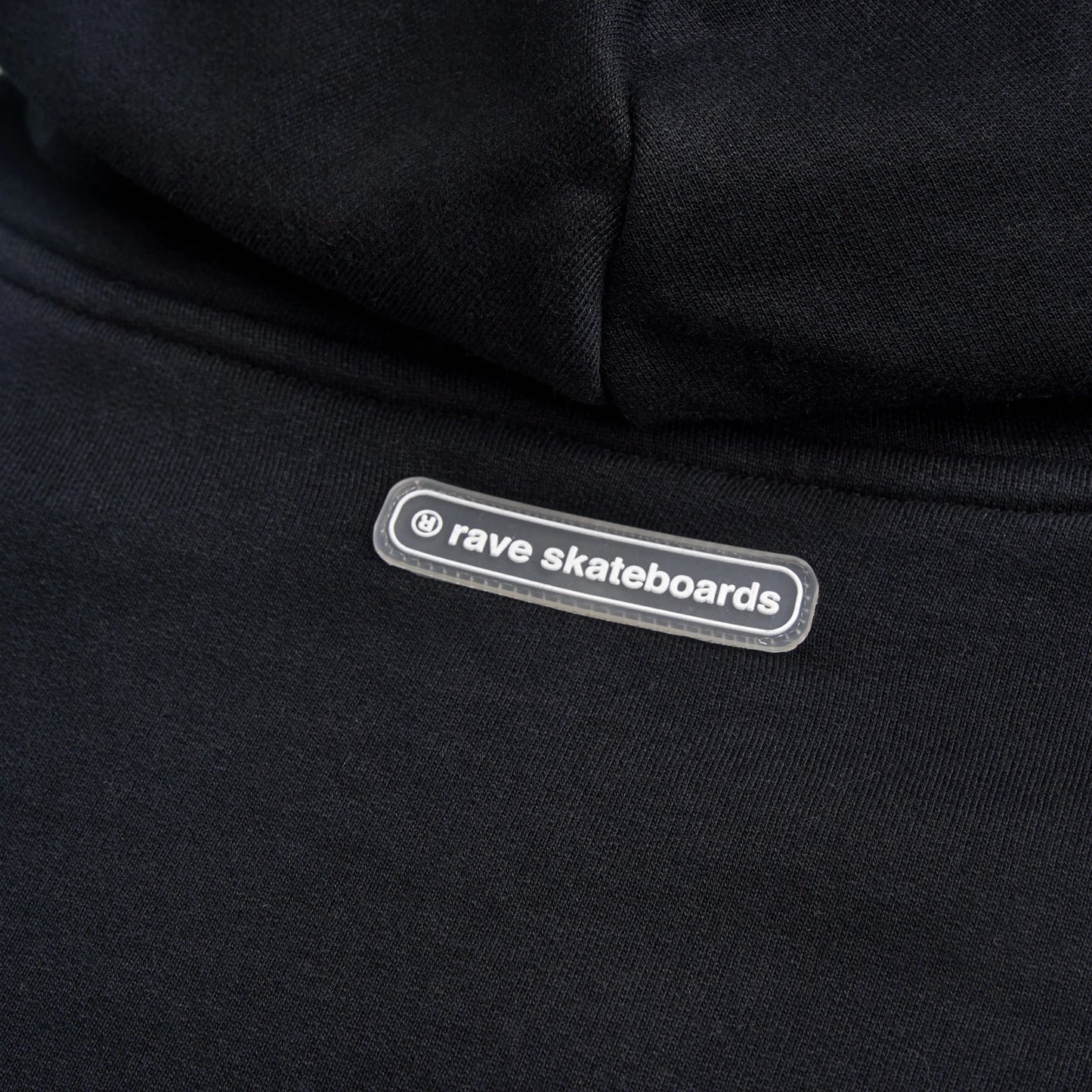 Rave Skateboards - CORE LOGO hoodie - Black - ARROW & BEAST