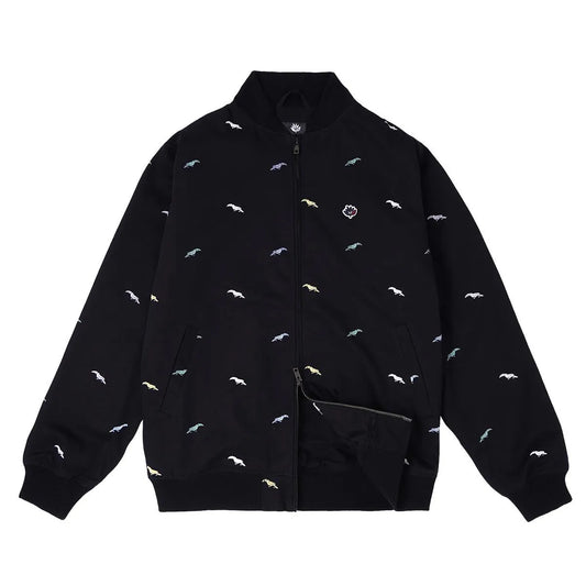 Magenta Skateboards Flock Bomber Jacket black - ARROW & BEAST