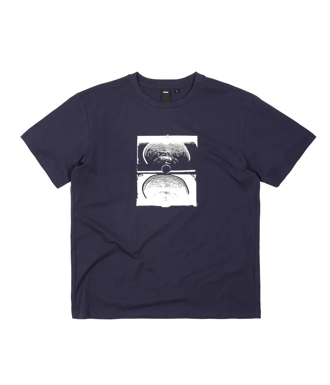 Former Merchandise - CRACKED CRUX T-SHIRT Navy - Navy - ARROW & BEAST
